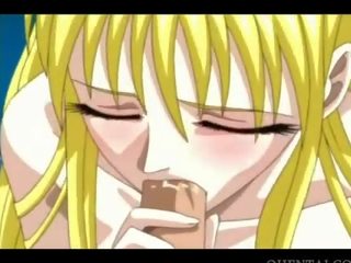 Hentai putri eats jago and gets licked